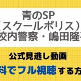 青のSP（スクールポリス）—学校内警察・嶋田隆平—見逃し動画